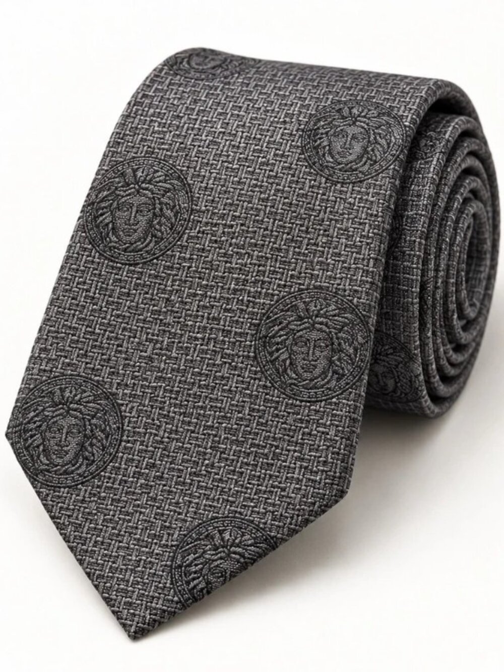 Versace Tie Men's Grey